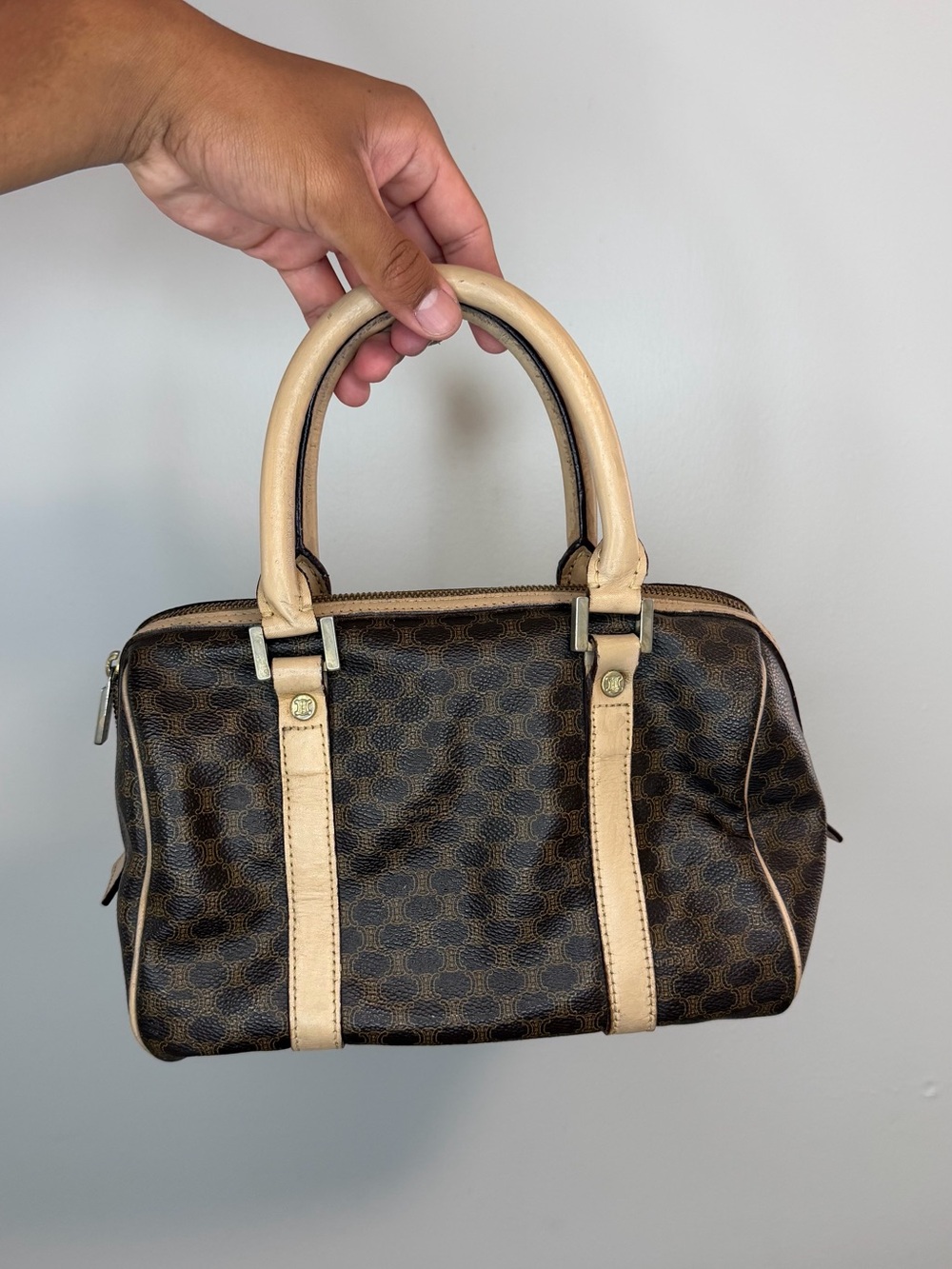 This Celine Macadam Boston bag